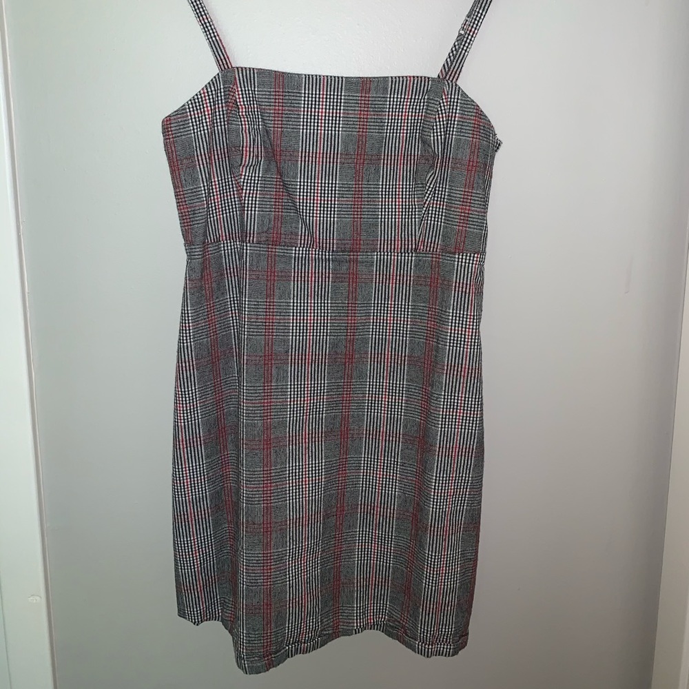 Hollister plaid mini dress